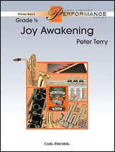 Joy Awakening Concert Band sheet music cover